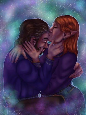 Gale and Tav (Baldurs Gate 3)